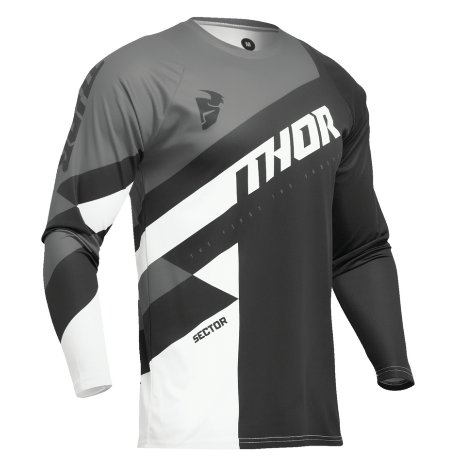 Jersey: THOR 2025 Youth SECTOR Checker Black/Gray