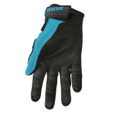 Gloves: THOR 2024 Women SECTOR Aqua/Wht