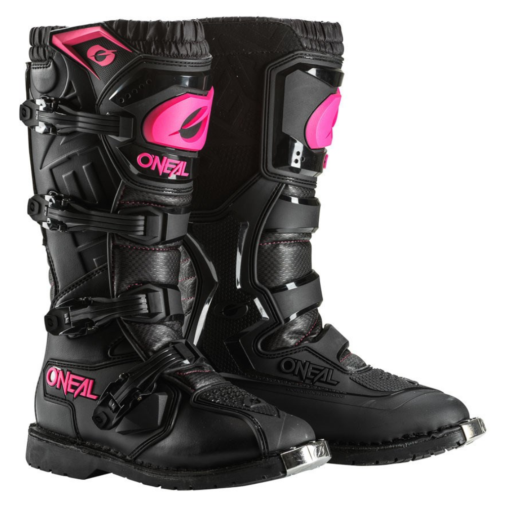 Boots: ONEAL 2024 Youth RIDER PRO Black/Pink