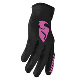 Gloves: THOR 2024 Women SECTOR Black/Pink
