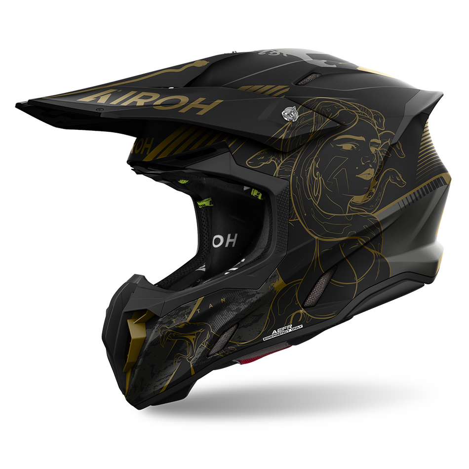 Helmet: AIROH 2025 TWIST 3.0 Titan Matt