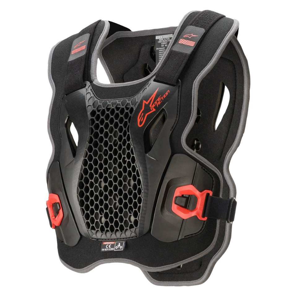 Protection: ALPINESTARS BIONIC ACTION CHEST PROTECTOR Black/Red