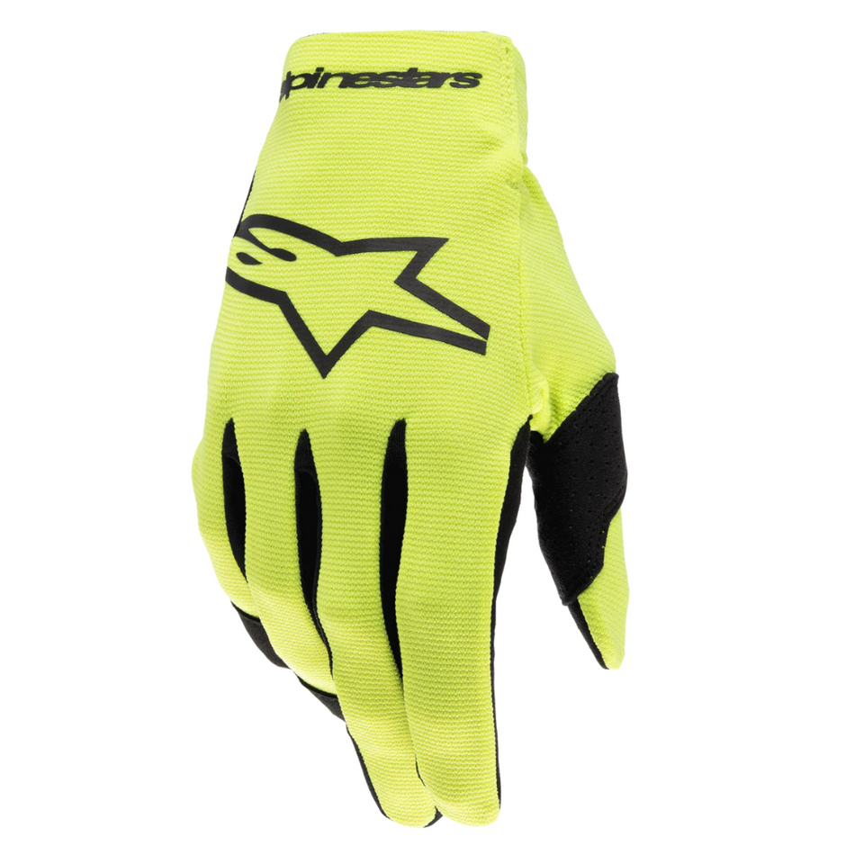 Gloves: ALPINESTARS 2025 Youth RADAR Yellow Fluo/Black