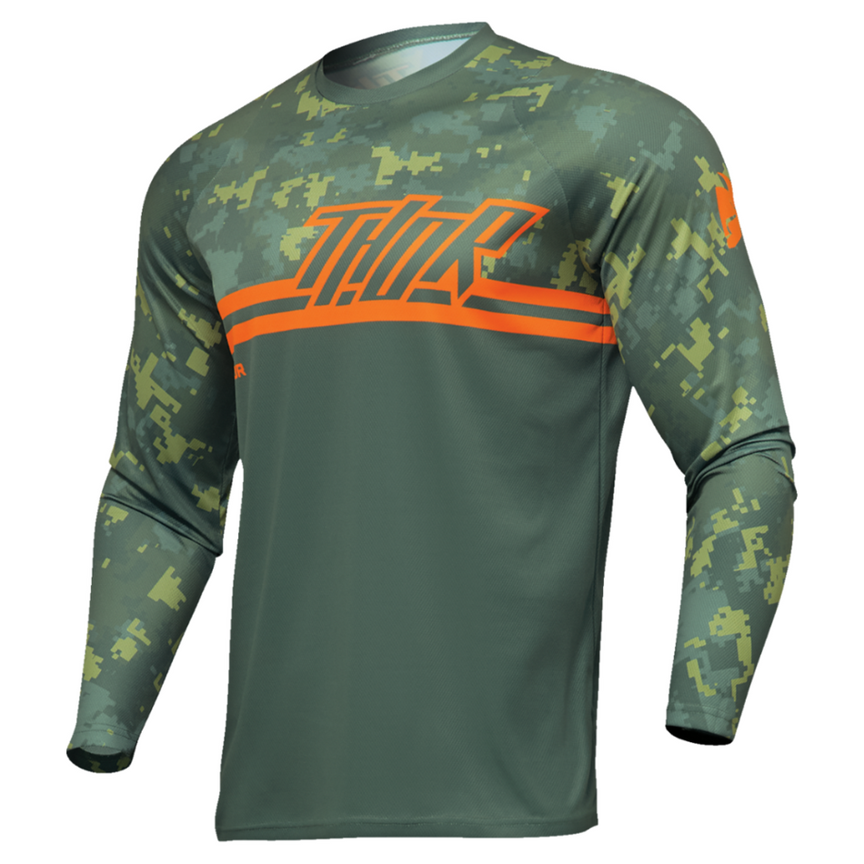 Jersey: THOR 2025 Youth SECTOR Digi Camo Forest Green