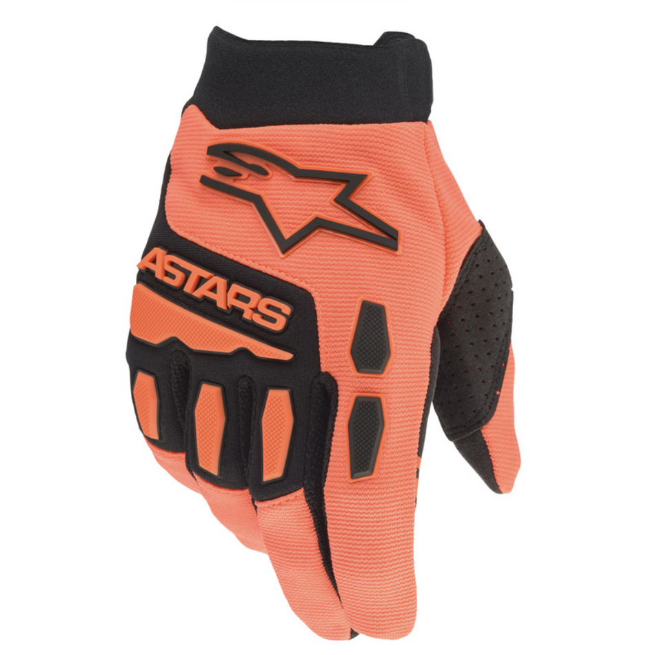 Gloves: ALPINESTARS 2025 Youth FULL BORE Orange/Black