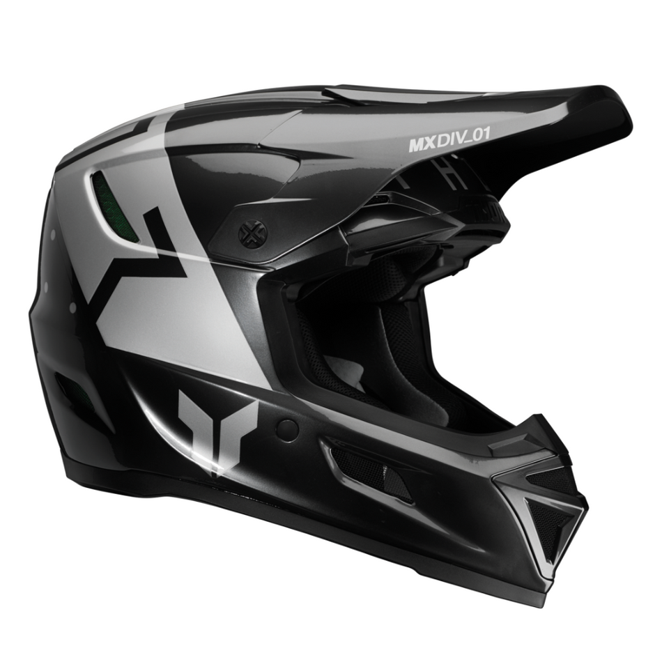 Helmet: THOR 2025 REFLEX SPORT Rogue Charcoal/Silver