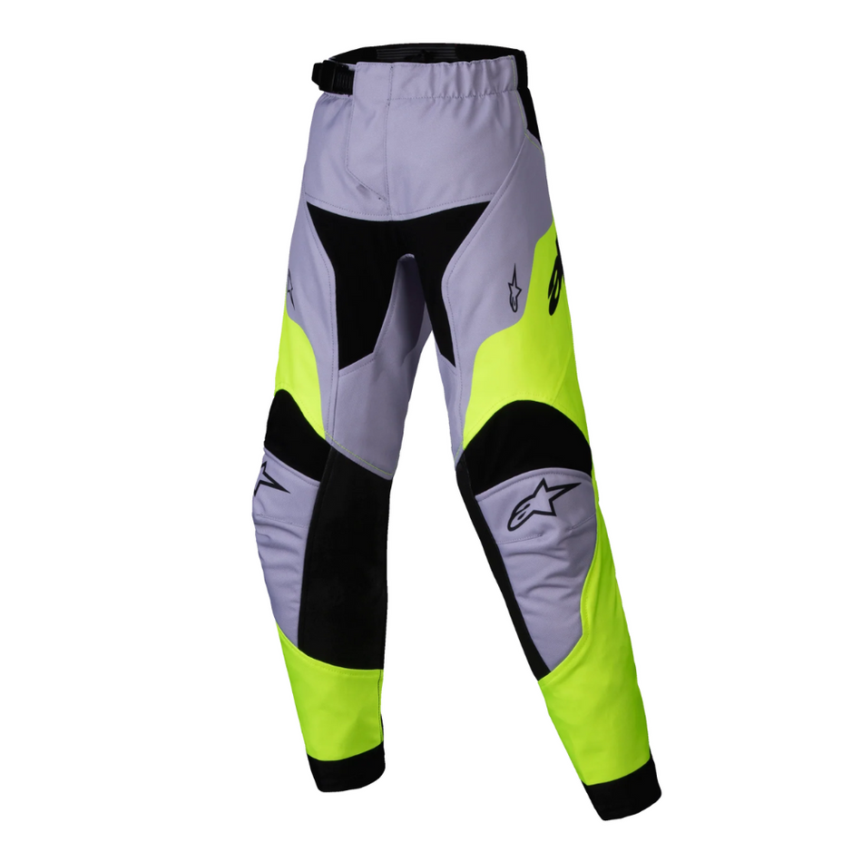 Pants: ALPINESTARS 2025 KIDS RACER VEIL Gray FluYellow