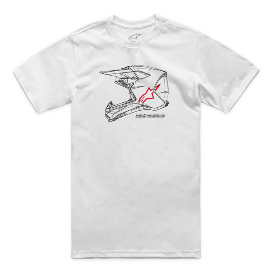 Tee: ALPINESTARS MX HELMET CSF White