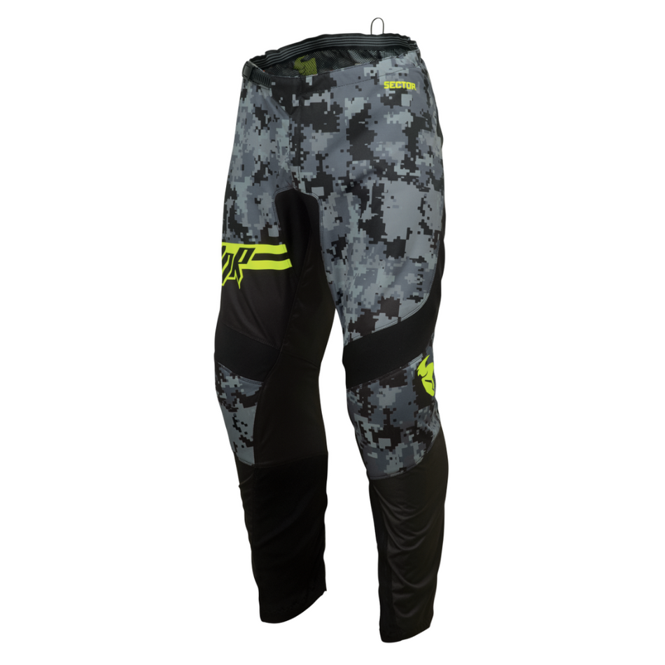 Pants: THOR 2025 Youth SECTOR Digi Camo Black