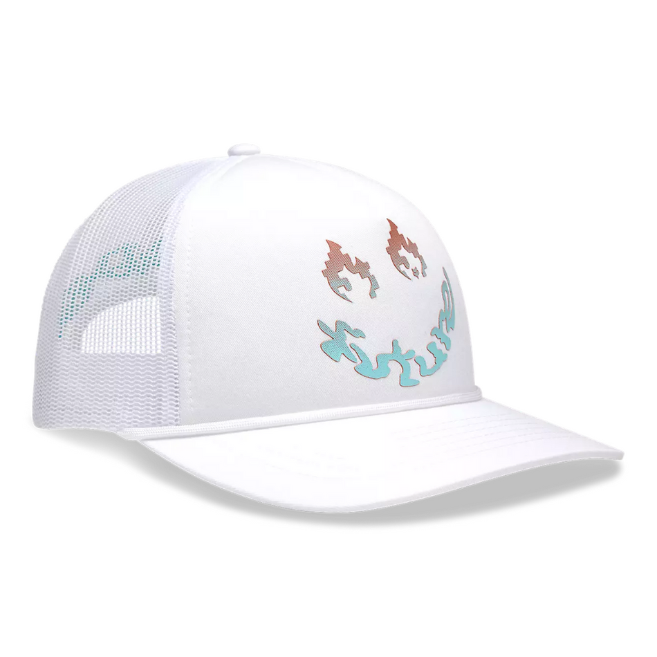 Hat: FOX 2025 Women HELLO TRUCKER White