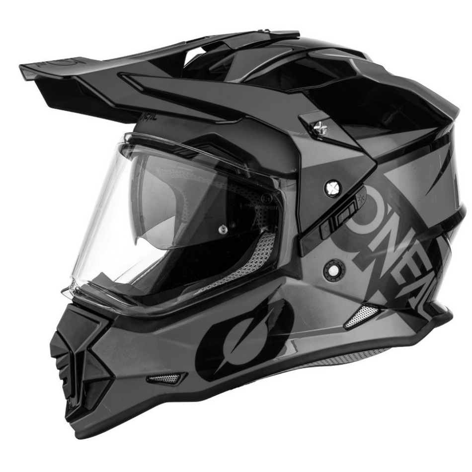 Helmet: ONEAL 2025 SIERRA R V.23 Matte Black/Grey
