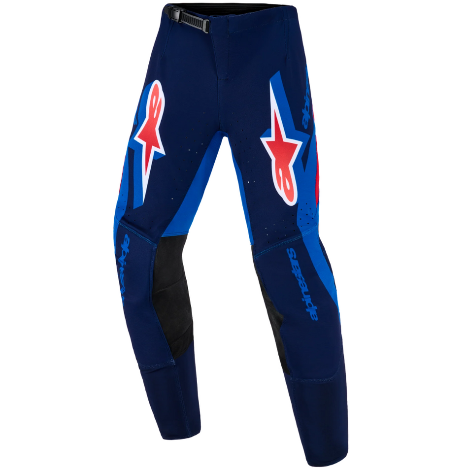 Pants: ALPINESTARS 2026 Youth SUPERTECH VISTA Dark Navy/Hot Coral/Cobalt