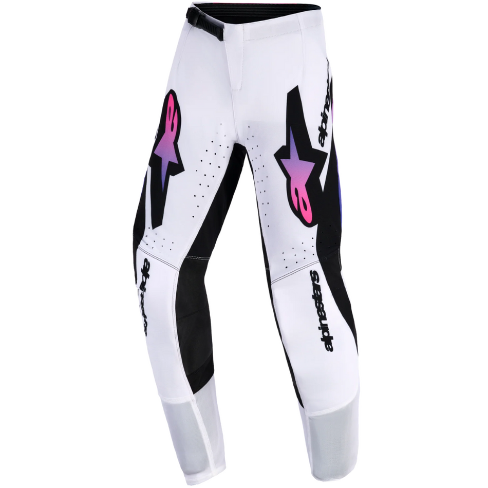 Pants: ALPINESTARS 2026 Youth SUPERTECH VISTA White/Purple/Black