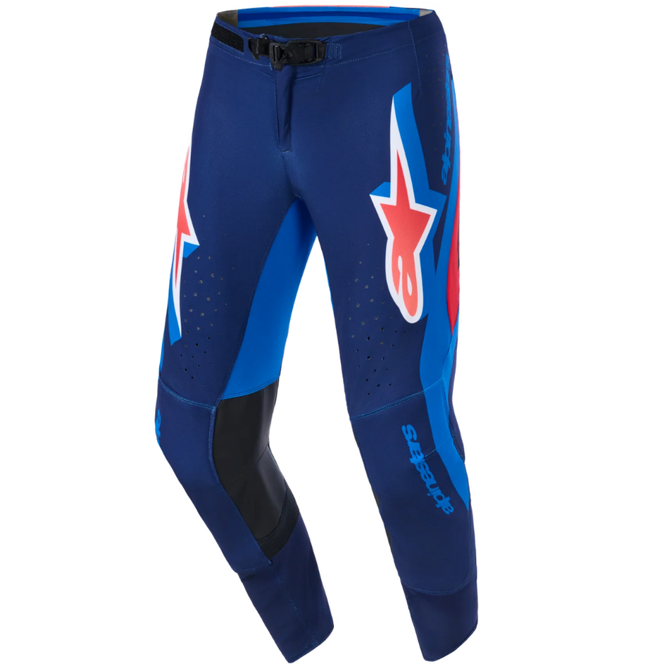 Pants: ALPINESTARS 2026 SUPERTECH VISTA Dark Navy/Hot Coral/Cobalt