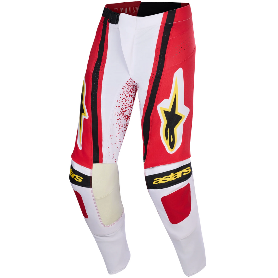 Pants: ALPINESTARS 2026 TECHSTAR NOMUR Light Gray/Red/Black