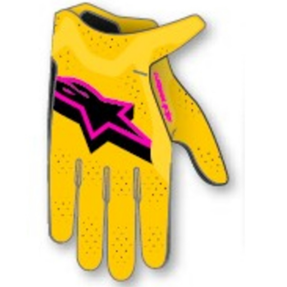 Gloves: ALPINESTARS 2026 SUPERTECH MX Gold/Black/Pink Fluo