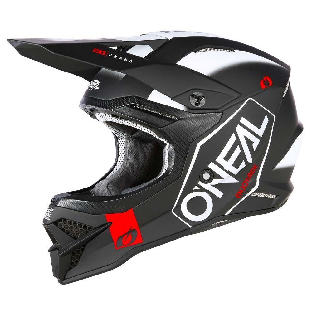 Helmet: ONEAL 2024 3 SRS Hexx Black/White