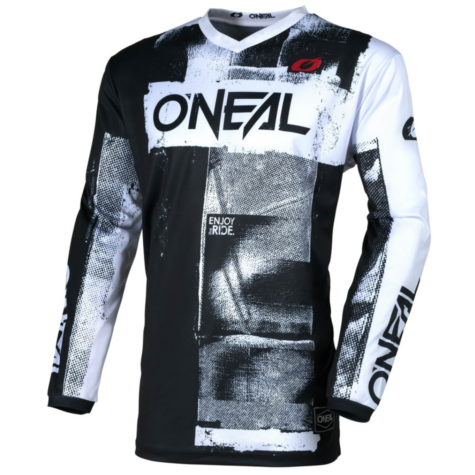 Jersey: ONEAL 2026 ELEMENT ROLLER Black/White
