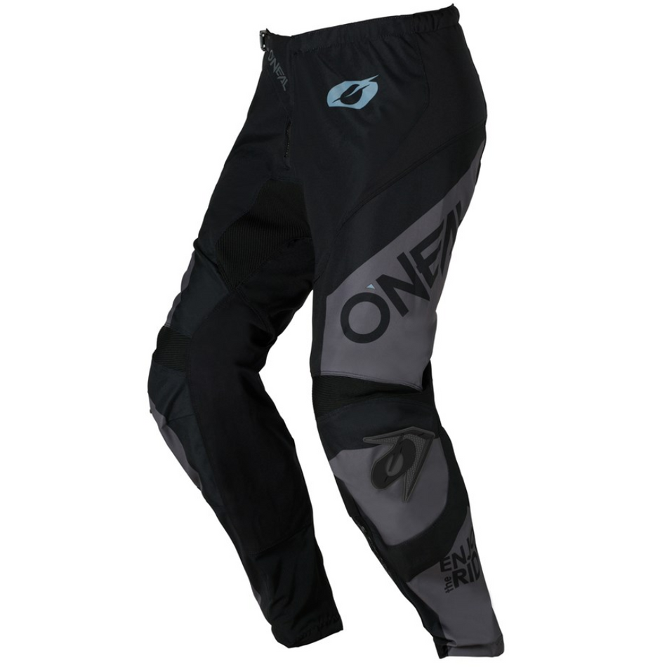 Pants: ONEAL 2026 Youth ELEMENT RACEWEAR Black/Grey