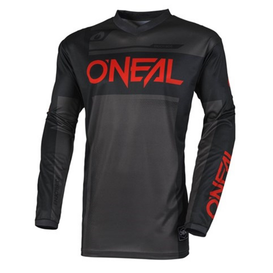 Jersey: ONEAL 2025 ELEMENT RACEWEAR V.25 Black/Gray/Red