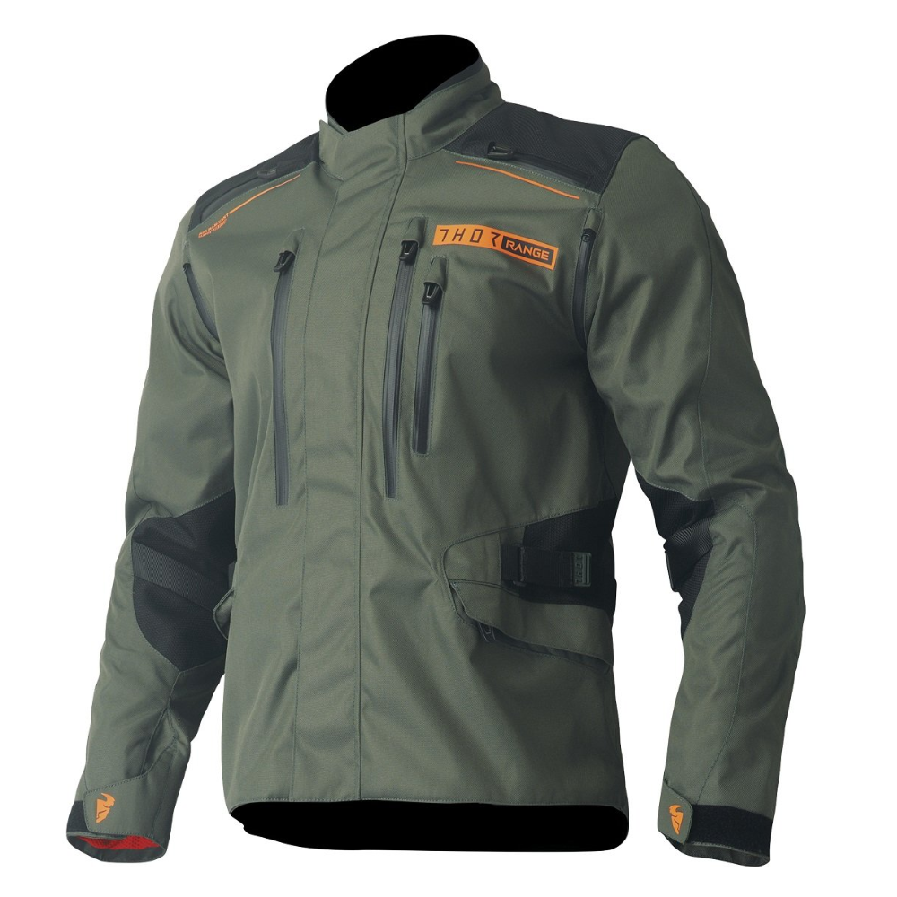 Jacket: THOR 2024 RANGE Army/Orange MD