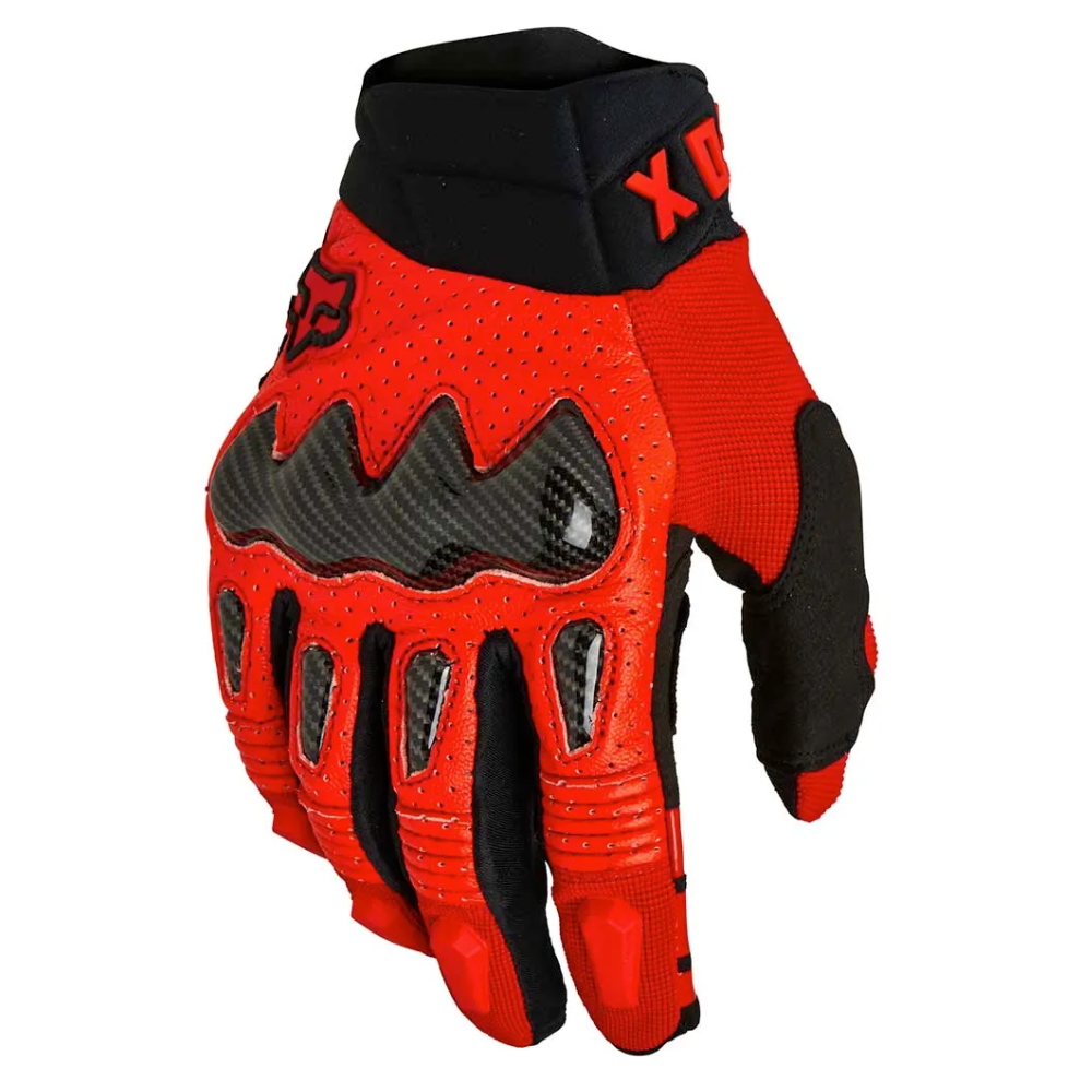 Gloves: FOX BOMBER Flo Red