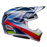 Helmet: BELL MOTO-10 SPHERICAL TOMAC PC 23 Blu/Wht