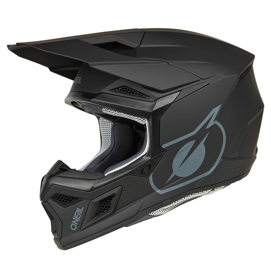 Helmet: ONEAL 2025 Youth 3SRS SOLID V.24 Matte Black
