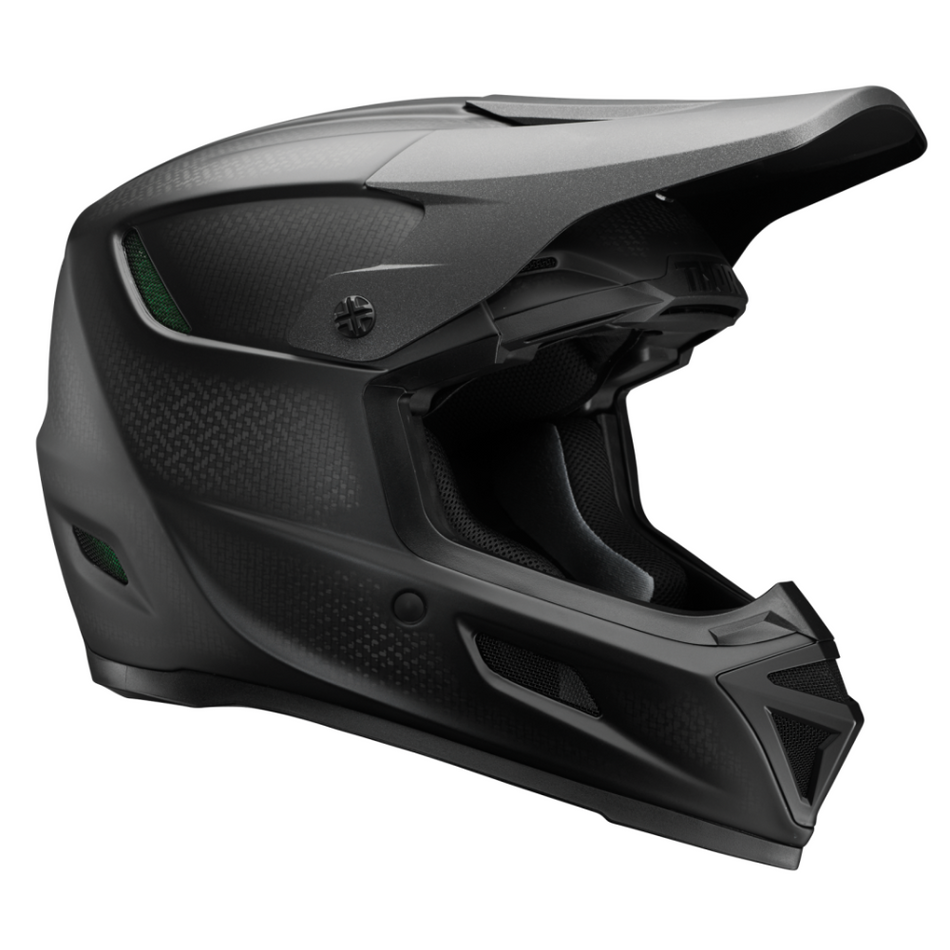 Helmet: THOR 2025 REFLEX SPORT CARBON Stealth Black