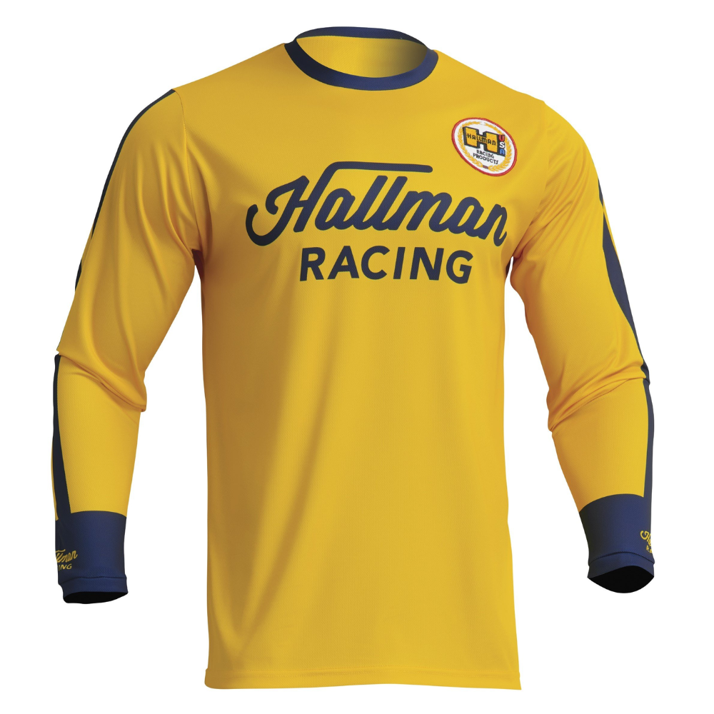 Jersey: THOR 2024 HALLMAN DIFFER ROOSTED Lemon/Navy