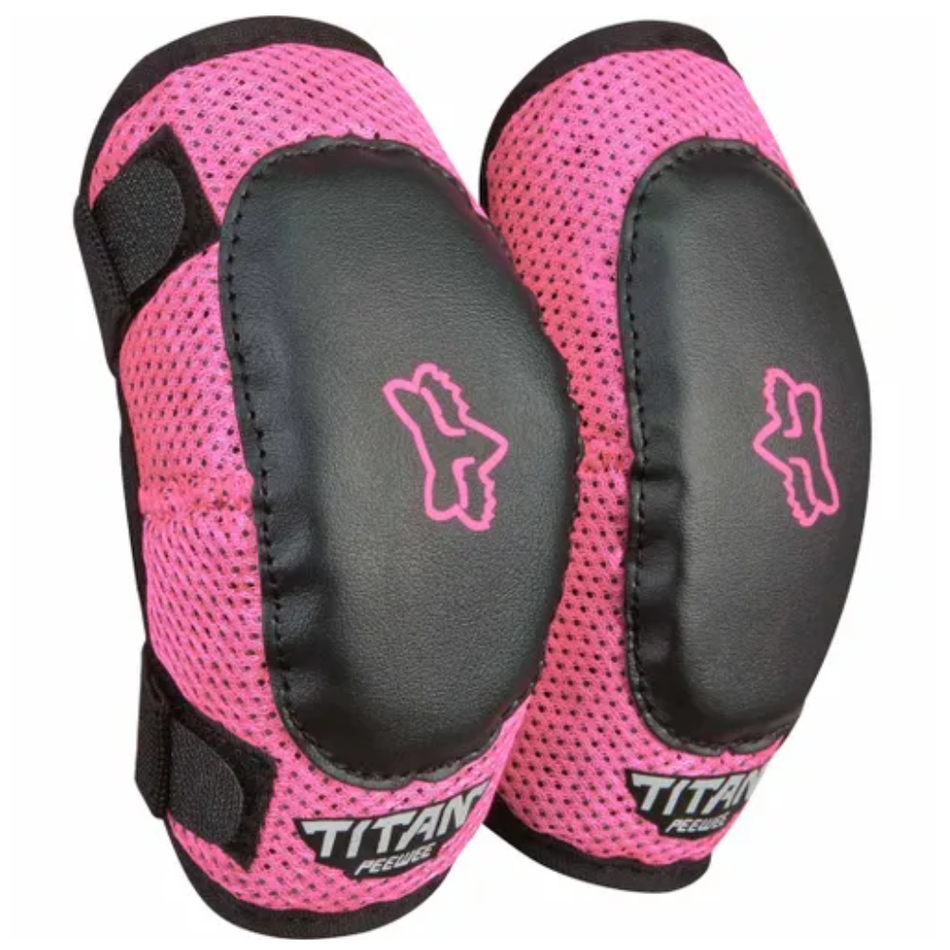 Protection: FOX PEEWEE TITAN ELBOW GUARD Black/Pink