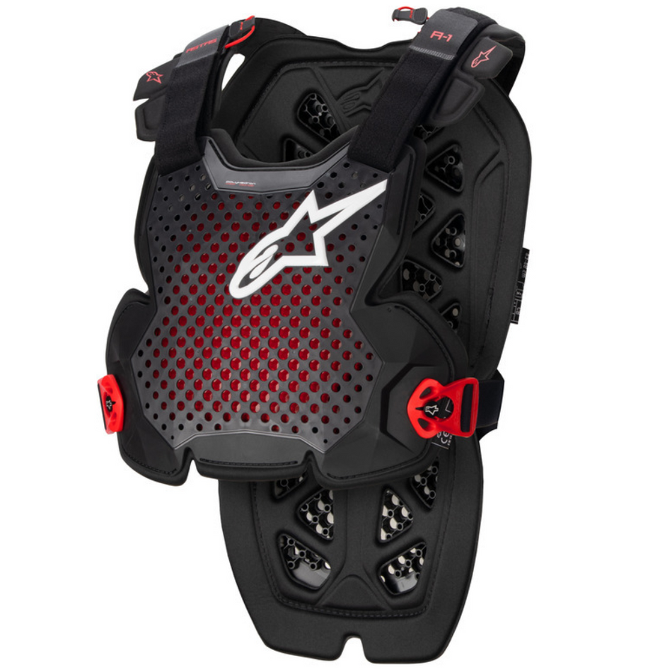 Protection: ALPINESTARS A1 CHEST GUARD ANTHRACITE Black/Red