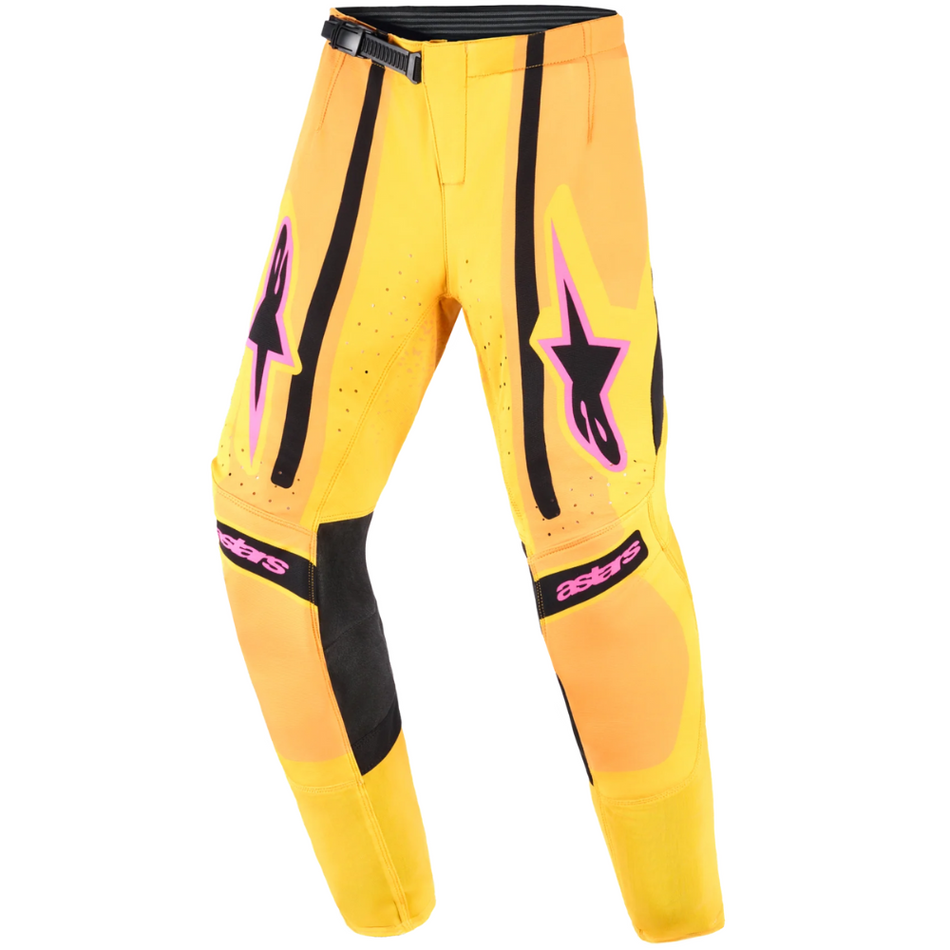 Pants: ALPINESTARS 2026 Youth SUPERTECH NOMUR Orange/Yellow Pink