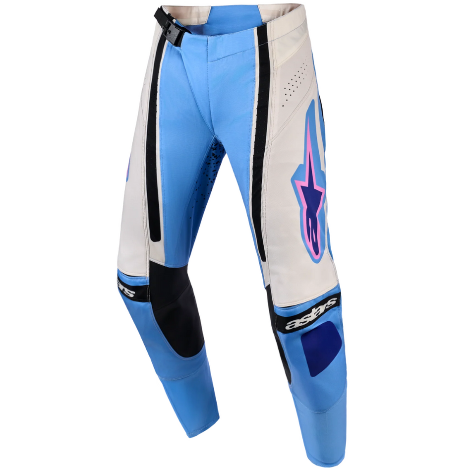 Pants: ALPINESTARS 2026 Women TECHSTAR NOMUR Light Blue/Off-White/Black