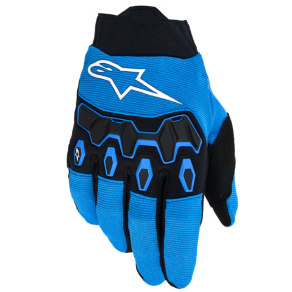 Gloves: ALPINESTARS Youth FULL BORE V2 Ucla/Blue/Black