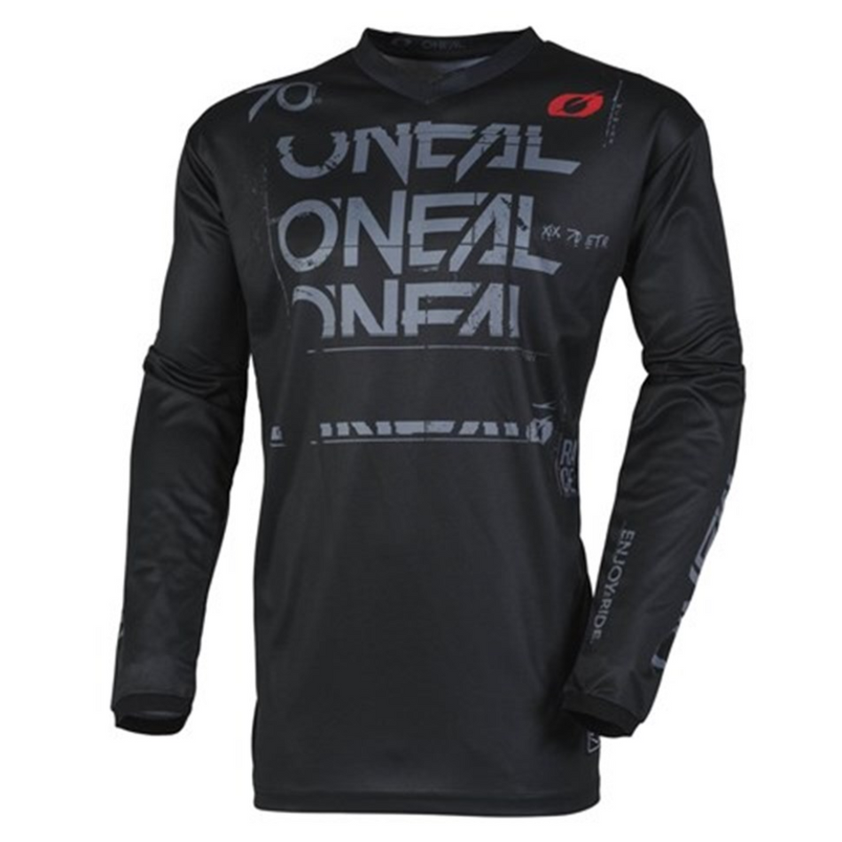 Jersey: ONEAL 2025 ELEMENT STATIC V.25 Matte Black/Gray