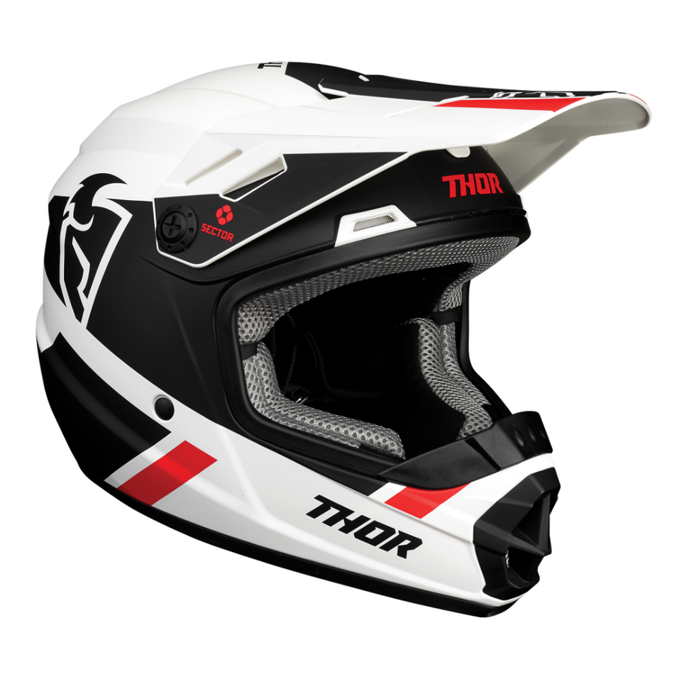 Helmet: THOR 2025 Youth SECTOR Mips White/Black