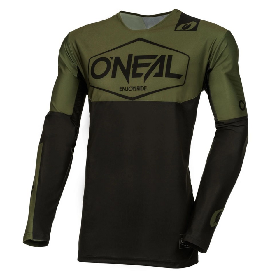 Jersey: ONEAL 2025 MAYHEM HEXX V.24 Black/Green