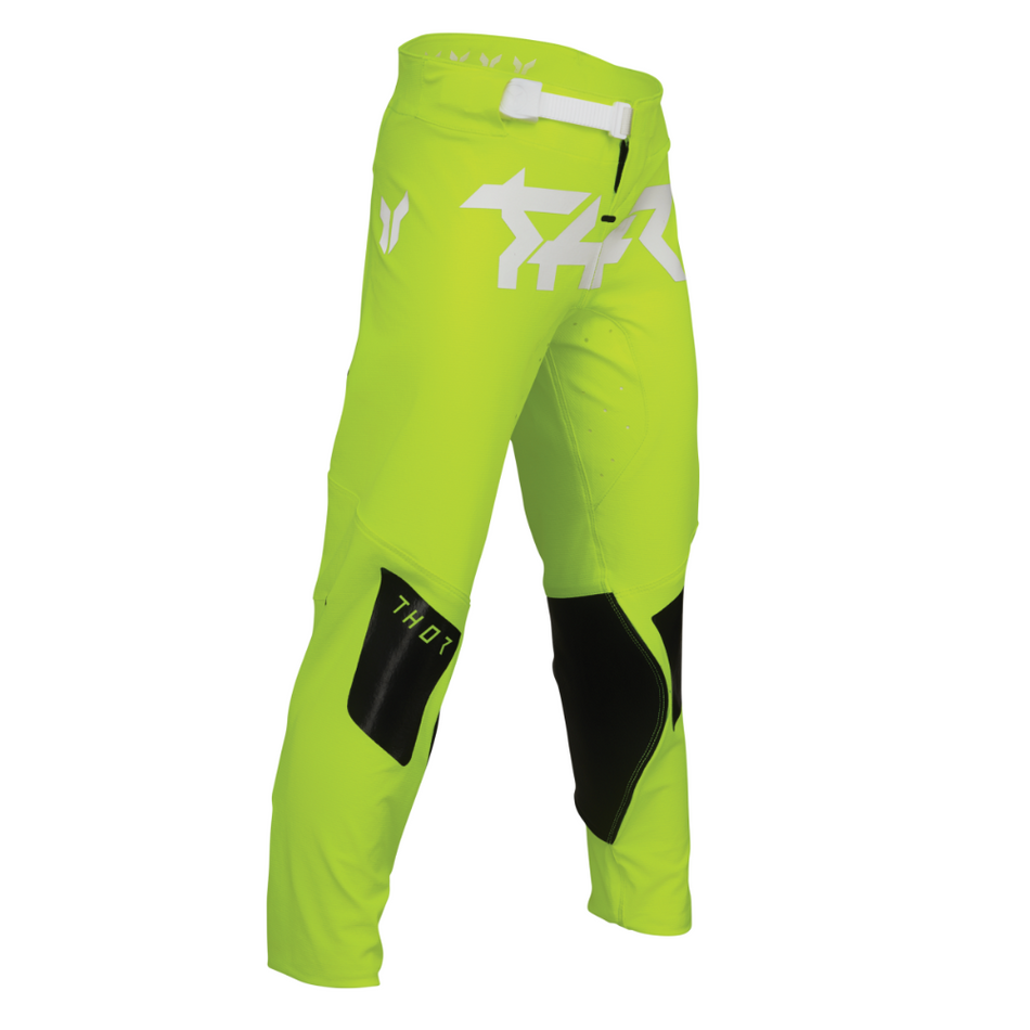 Pants: THOR 2025 Youth SPORTMODE Riot White/Acid
