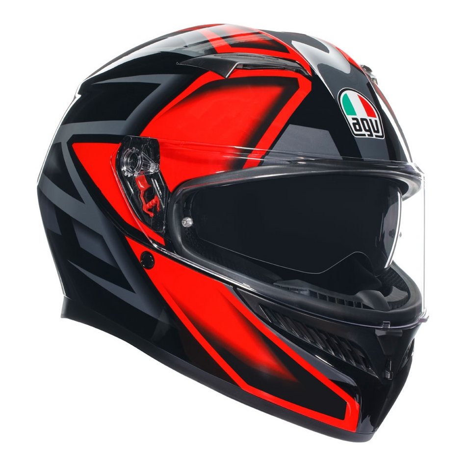 Helmet: AGV K3 COMPOUND Black/Red