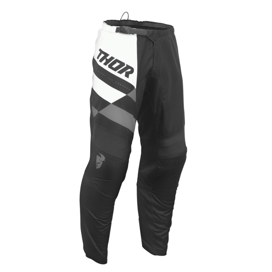 Pants: THOR 2025 Youth SECTOR Checker Charcoal/Black
