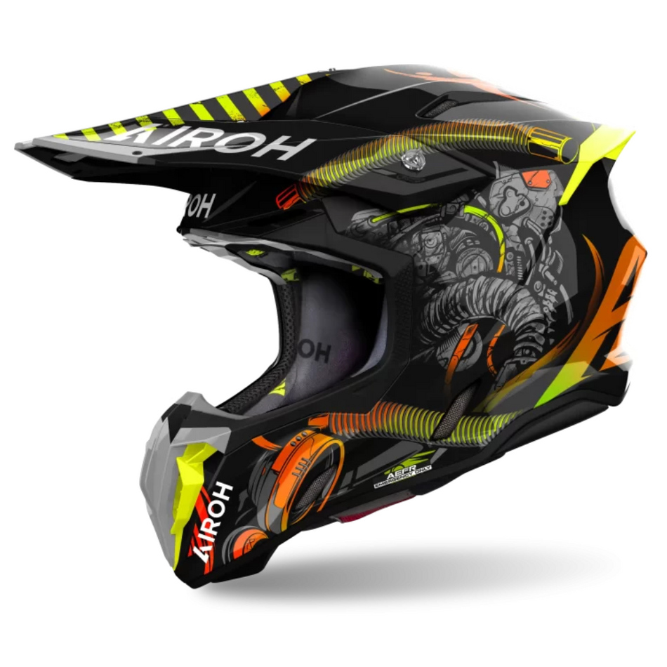 Helmet: AIROH 2025 TWIST 3.0 Toxic Gloss