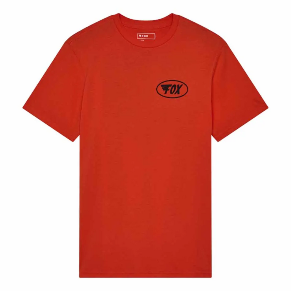 Tee: FOX 2025 WING SS PREM Blood Orange