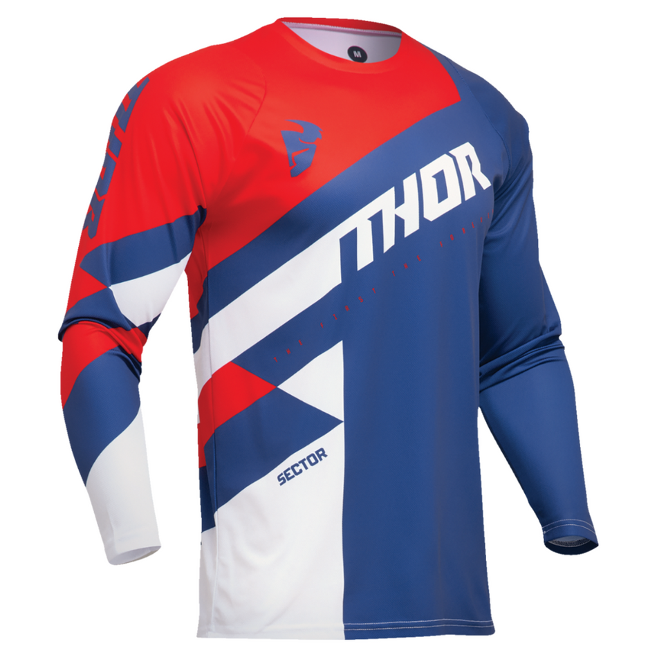 Jersey: THOR 2025 Youth SECTOR Checker Navy/Red