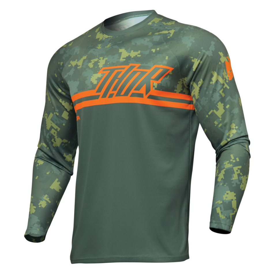 Jersey: THOR 2025 SECTOR Digi Camo Forest Green
