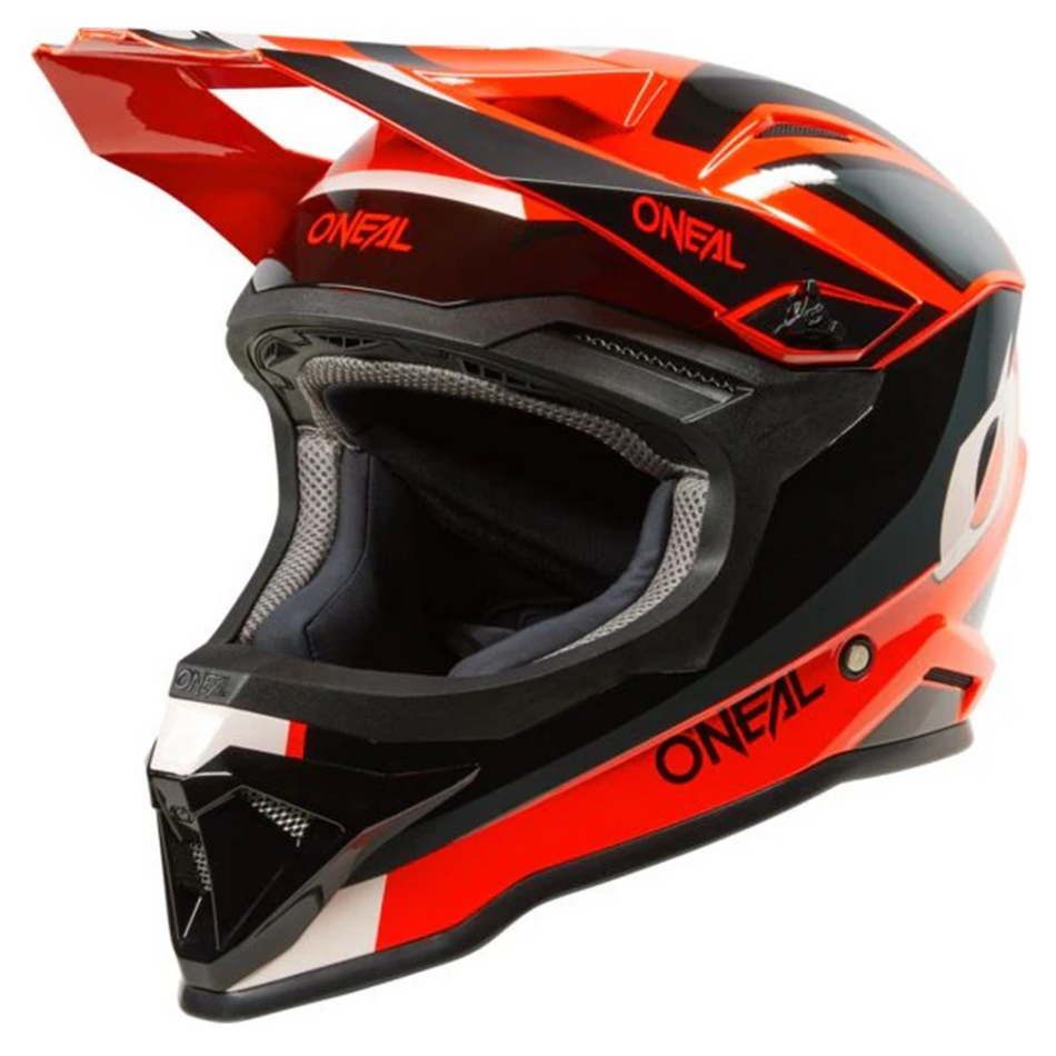 Helmet: ONEAL 2025 Youth 1SRS STREAM V.24 Black/Red