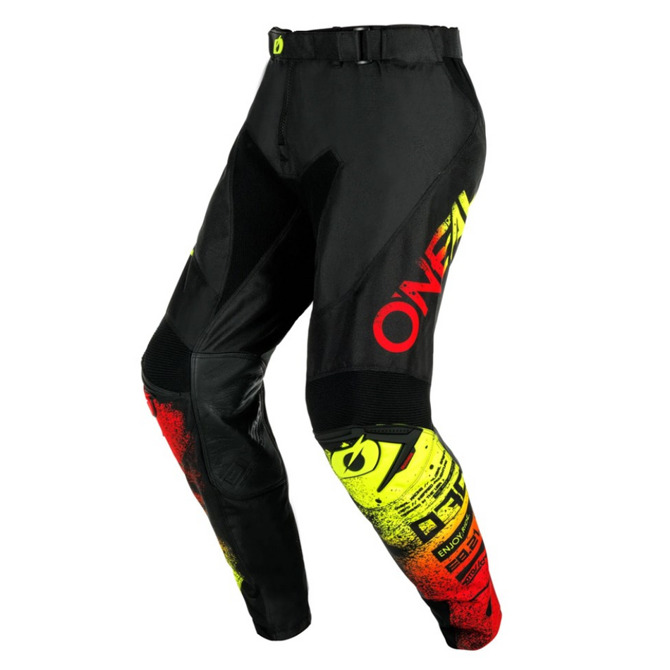Pants: ONEAL 2025 Youth MAYHEM SCARZ V.24 Black/Red
