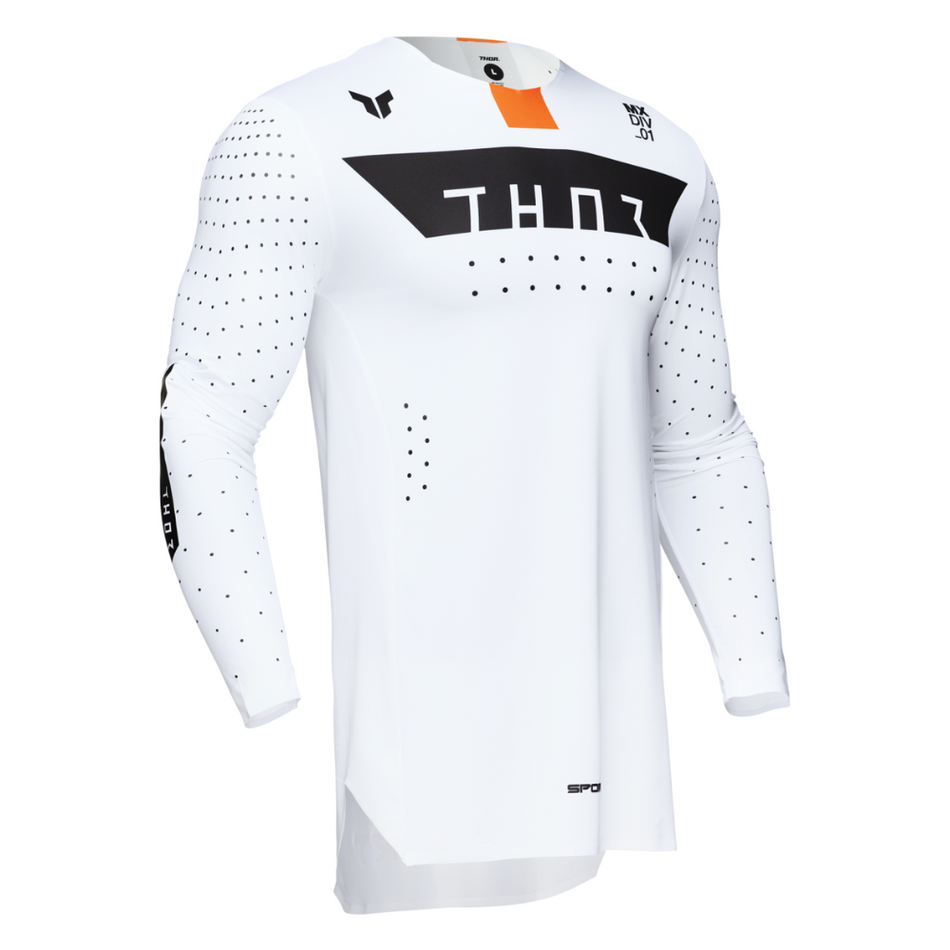 Jersey: THOR 2025 SPORTMODE Rogue White/Orange