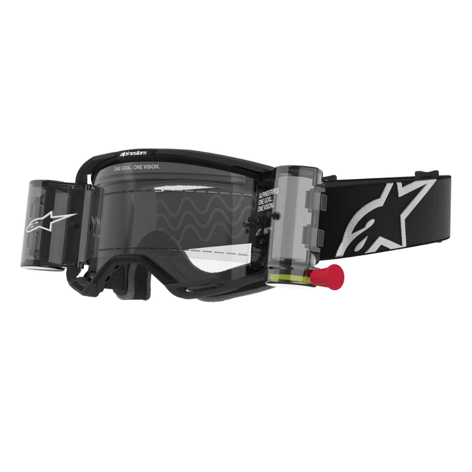 Goggles: ALPINESTARS VISION 8 CORP Black - Clear Lens Roll Off