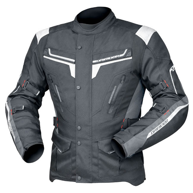 Jacket: DRIRIDER APEX 5 Black/White/Grey